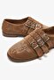 Mabel Sigaro Suede Leather Women's Studded Loafer - 4
