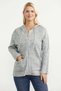 Hooded Full-Zip Wool Knit Cardigan - Light Gray - 3