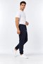 Men's Navy Blue Elastic Cuffed Regular Baggy Winter Sweatpants - 3