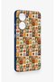 Poco X7 Pro Compatible Autumn Themed Patchwork Patterned Silicone Case - 3