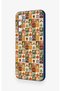 Samsung A05S Compatible Autumn Themed Patchwork Patterned Silicone Case - 4