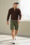 Men's Comfortable Premium Zippered Brown Sweatshirt - 6