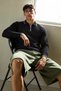 Men's Comfortable Premium Zippered Black Sweatshirt