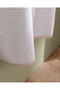 Trace Cotton Bath Towel - White/Powder - 70X140 cm - 4