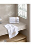 Sophie 4-Piece Cotton Hand Towel Set - White/Beige