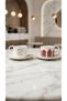 2 Person 4 Piece Turkish Coffee Cup Set Patterned Porcelain Cup and Saucer Set W6C694B8 - 2