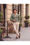Men's cartoon print long sleeve knit top - 2
