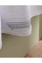 Purete Cotton Bath Towel - White/Blue - 70X140 cm - 4