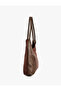 Faux Suede Handbag - 3