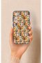 Samsung S24 Compatible Autumn Themed Patchwork Patterned Silicone Case