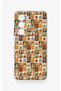 Realme C75 Compatible Autumn Themed Patchwork Patterned Silicone Case - 2
