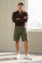 Men's Comfortable Premium Zippered Brown Sweatshirt - 5
