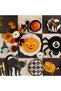 - Halloween - Halloween Cat-Shaped Napkins - 16 Pieces - 2