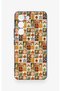 Vivo V30 Lite Compatible Autumn Themed Patchwork Patterned Silicone Case - 2