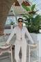 Oysho Fabric Polo Collar Double Zipper Set Cream - 6