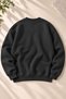Unisex Soft Textured Plain 3 Yarn O Oversized Crew Neck Sweatshirt – Simple and Modern Look - 2