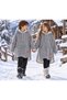 Children's Wellsoft Hooded Unisex Wearable Poncho Tv Blanket with Front Pocket - 2