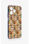 Realme C53 Compatible Autumn Themed Patchwork Patterned Silicone Case - 3