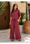 Women's Oversize Top and Bottom Two-Piece Set - 3
