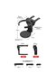 5 Pieces Foldable Car Cup Bottle Holder – Compact Folding Plastic Cup Holder Bottle Holder with Air Conditioner Grille Mount - 4
