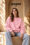 Nubarco Unisex Crew Neck Sweatshirt 3 Yarn Colors Winter Cotton