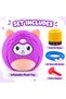 Kids Inflatable Growing Plush Toy with Air Pump, Cute Cartoon Animal Soft Stuffed Toy, Pump & Watch It Grow Interactive Surprise Toy, Creative Pretend Play Gift for Boys & Girls Ages 3+ - 4