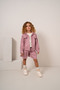 Baby Girl & Kids Leather Jacket Shorts Skirt 3-Piece Set - 2