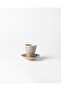 Conique 2-Person 4-Piece Coffee Cup Set - Dark Gray - 100 ml - 2