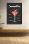 Cosmopolitan Cocktail Recipe Black Floor Framed Artwork Cocktail Poster Bar Kitchen Decor Kok49