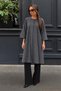 Women's Premium Oversize Long Comfortable Smoked Cashmere Poncho