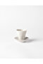 Conique 2-Person 4-Piece Coffee Cup Set - Light Gray - 150 ml - 2