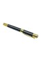 Luxury Boxed Metal Fountain Pen - Stylish Gift Signature Pen with Black and Gold Detailing - Smoked