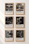 6 Piece Black and White Cocktail and Whiskey Framed Painting Set Cocktail Posters Bar Decor Six10