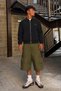 Men's Daily Trend Sports Zippered Black Jacket