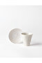 Conique 2-Person 4-Piece Coffee Cup Set - Light Gray - 150 ml
