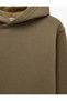 Cotton Long Sleeve Hooded Oversized Sweatshirt - 3