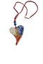 Heart white red blue - 4