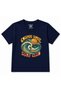 Cosmic Wave Surf Club Retro Space Surfer Graphic Kids T-Shirt