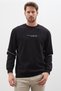 Perfect Printed Striped Pique Fabric Sweatshirt