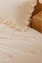 Esen Baby Duvet Cover Set Embroidered 100% Cotton Bow Cream - 2