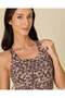 Women Brown Animal Print Active Bra - 4