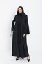Kevser Belted Dubai Dress Black 9091