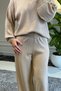 44394 - Stylish Comfortable Casual Rayon Glittery Knitwear Women's Knitwear Set with Trousers - 4