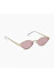 Vnt2114 C4 Pink Glass Geometric Sunglasses - 4