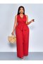 Long jumpsuit, red - 2