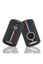 Yamaha Compatible Xmax 250 300 400, Tech Max 250 400 Silicone Strip Patterned Key Case Cover (Red Blue White) - 3