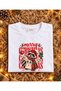 Cheerful Christmas Raccoon and Fun Decorations Printed T-Shirt-Family Combination T-Shirt (Add Items to Make a Combination)