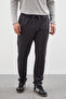 3-Thread Printed Ribbed Sweatpants with Elastic Waistband - 6