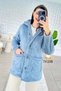 Buttoned Plush Cardigan 7K108