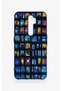 Oppo A9 2020 Compatible Night City Stories Patterned Silicone Case - 2
